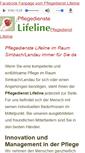 Mobile Screenshot of pflegedienst-lifeline.de
